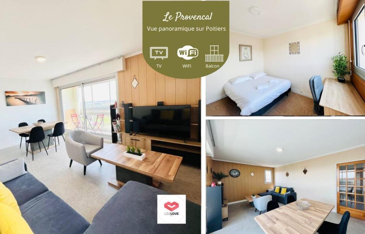 Appartement Le Provencal - Vue Paronomique Sur Poitiers Extérieur photo